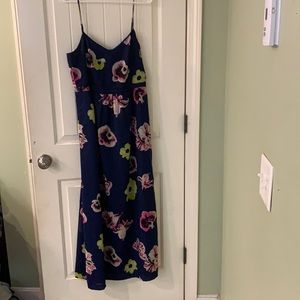J Crew floral long dress